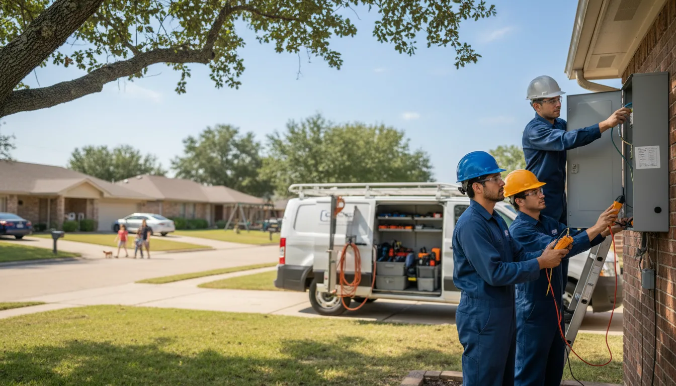 Certified electrician providing emergency electrical services in Ecru, MS